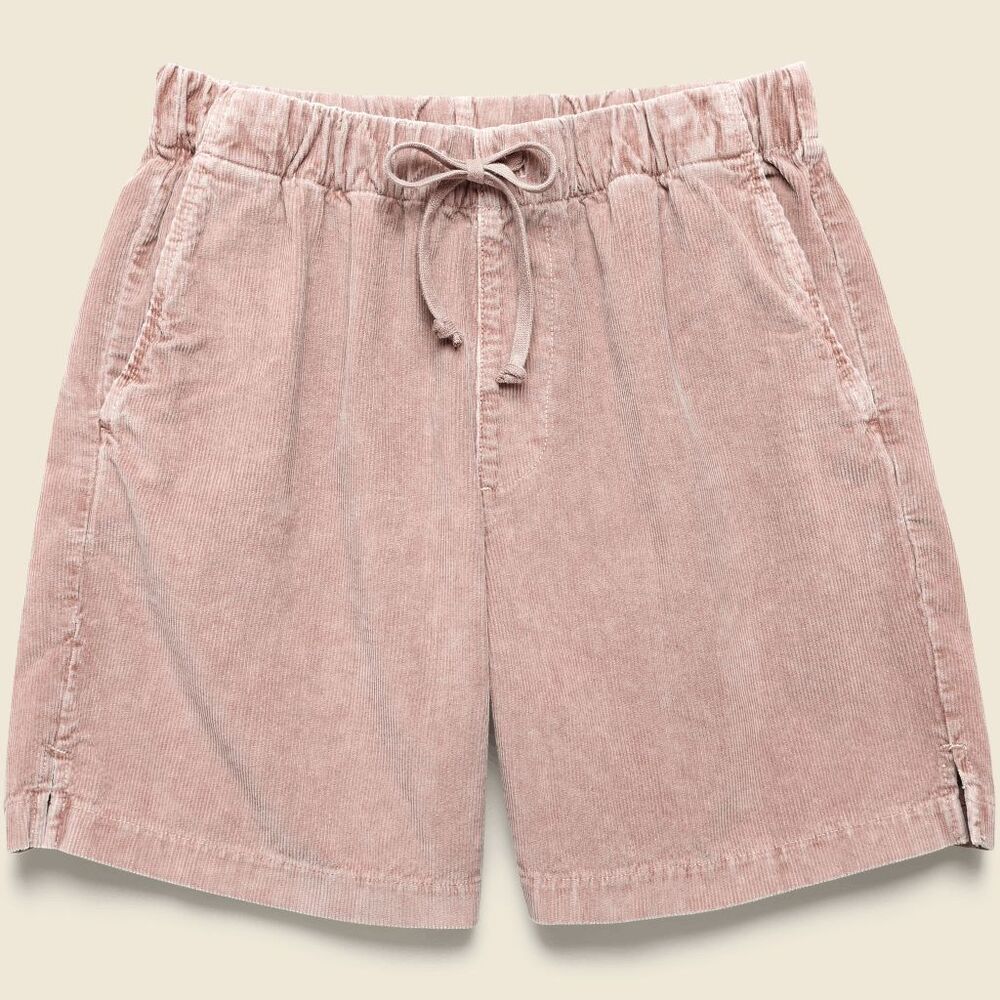 Sku California Tea Pink 6" Corduroy Easy Flat Front Chino Shorts Men's Size XL